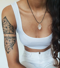 Floral Triangles tattoo