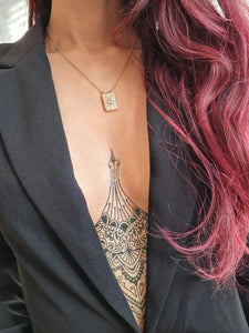 Phoenix Sternum Tattoo