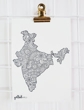India Map Temporary Tattoo