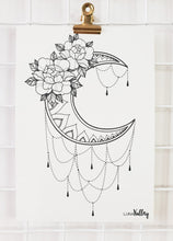 Moon Flower Tattoo
