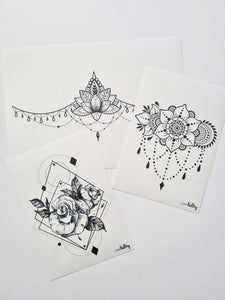 Party Pack Temporary Tattoos