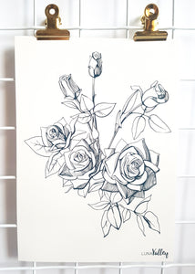 Rose Bouquet Tattoo